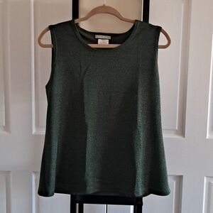 Notations knit shell top